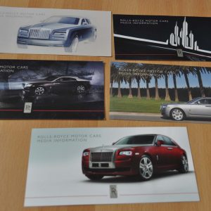 Rolls Royce Media Card Press Pack Kit No Brochure Prospekt