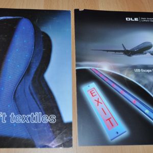 DLE LED Escape Path Lighting & Textiless Roxi Aircraft Brochure