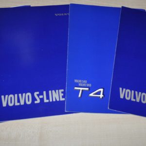 Volvo S40 / V40 T4 Specification Brochure Prospekt Lot ENG
