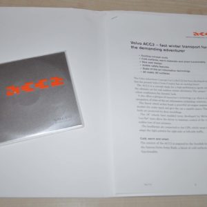 2002 Volvo Adventure Concept Car Two CD Brochure Folder Geneva