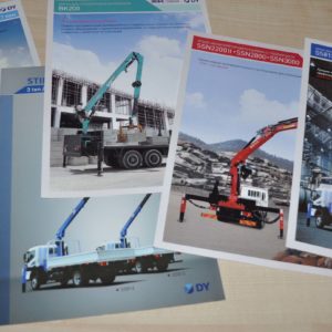 DY Crane Truck Korean Hyundai Brochure Prospekt Lot