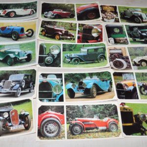Lot Postcard Cars Retro Auto CZ Walter Aero Skoda Praga Wikov Bugatti