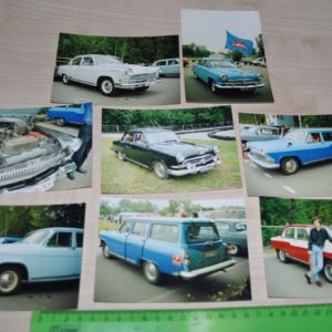 GAZ 21 Volga Cars USSR Photo Lot