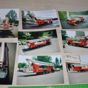 Kamaz Fire Engine Bronto Truck Soviet USSR Photo Lot