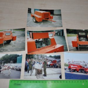 Trailer Horse Fire Engine Truck Soviet USSR Photo Lot