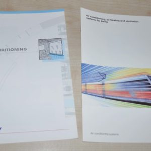 Hagenuk Faiveley Air Conditioning Systems Railway Train Brochure Prospekt