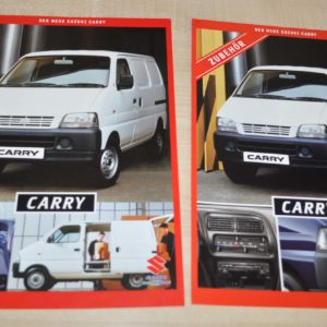 Suzuki Carry Van + Zubehor Accessories Brochure Prospekt DE