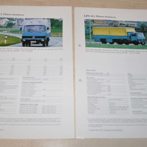 Mercedes Benz LP 1013 LPS 813 LP 813 Truck Lot Brochure Prospekt Spain?