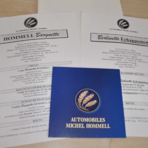 Hommell Folder Brochure Prospekt Prospectus