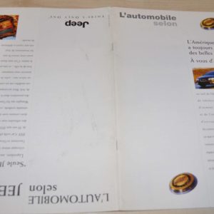 1998 Chrysler + Jeep Brochure Prospekt FR