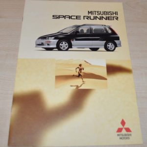 1999 2000 Mitsubishi Space Runner Brochure Prospekt DE – AUTO BROCHURE