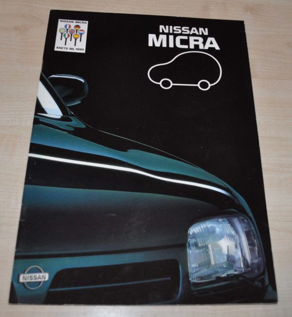 Nissan Micra Brochure Prospekt Sweden ? Edition – AUTO BROCHURE