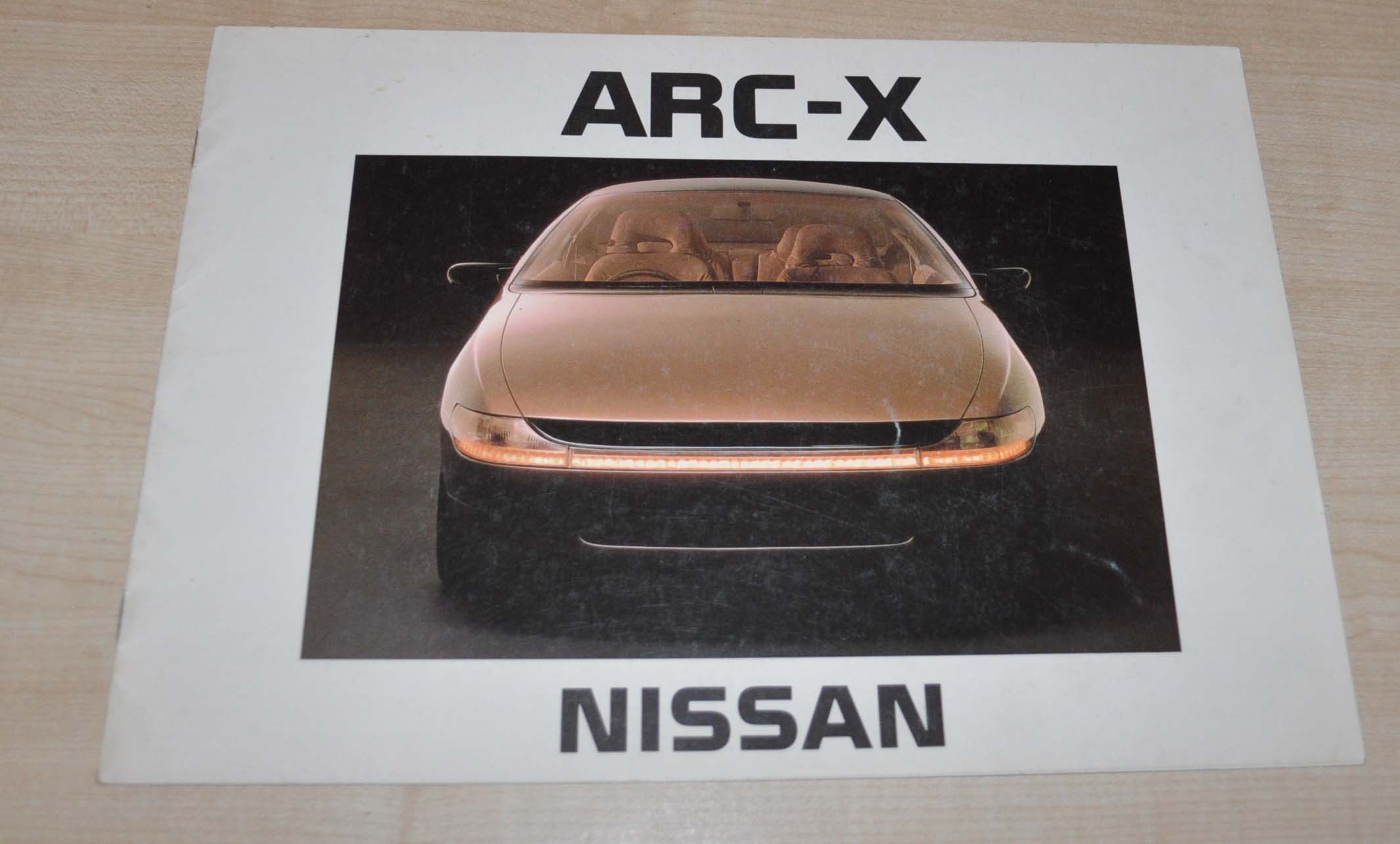 Nissan ARC-X Brochure Prospekt DE Edition – AUTO BROCHURE