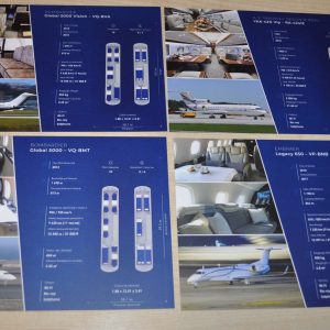 Business Aviation Bombardier Global 5000 Yak-42 Embraer Legacy Aircraft Brochure