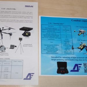 Combat Copters Sleuth Unmanned aircraft systems Military Russian Lot Brochure