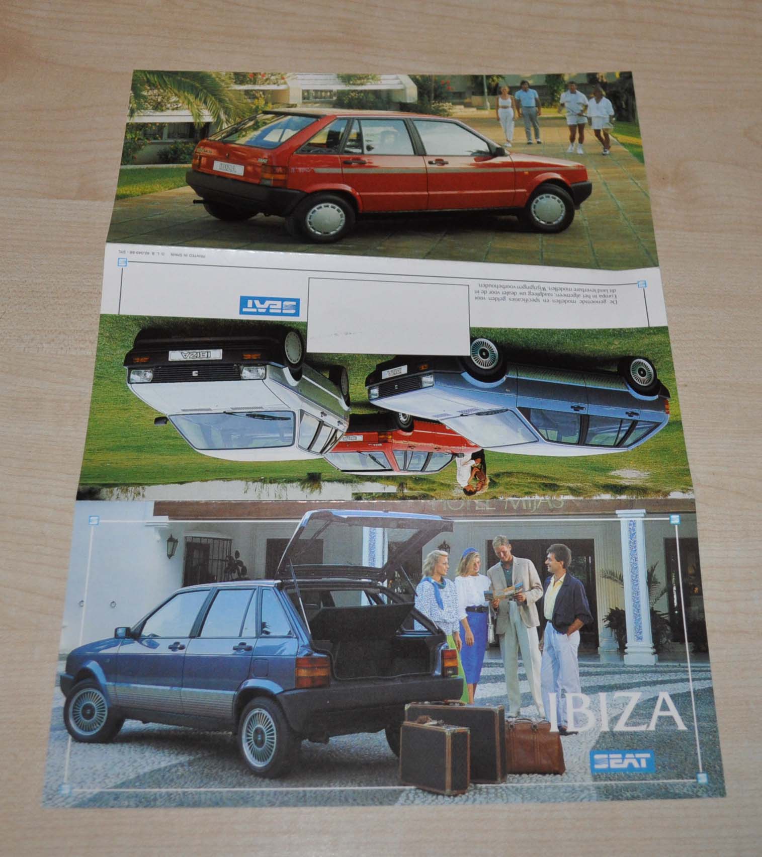 1986 SEAT Ibiza Brochure Prospekt Prospectus DE