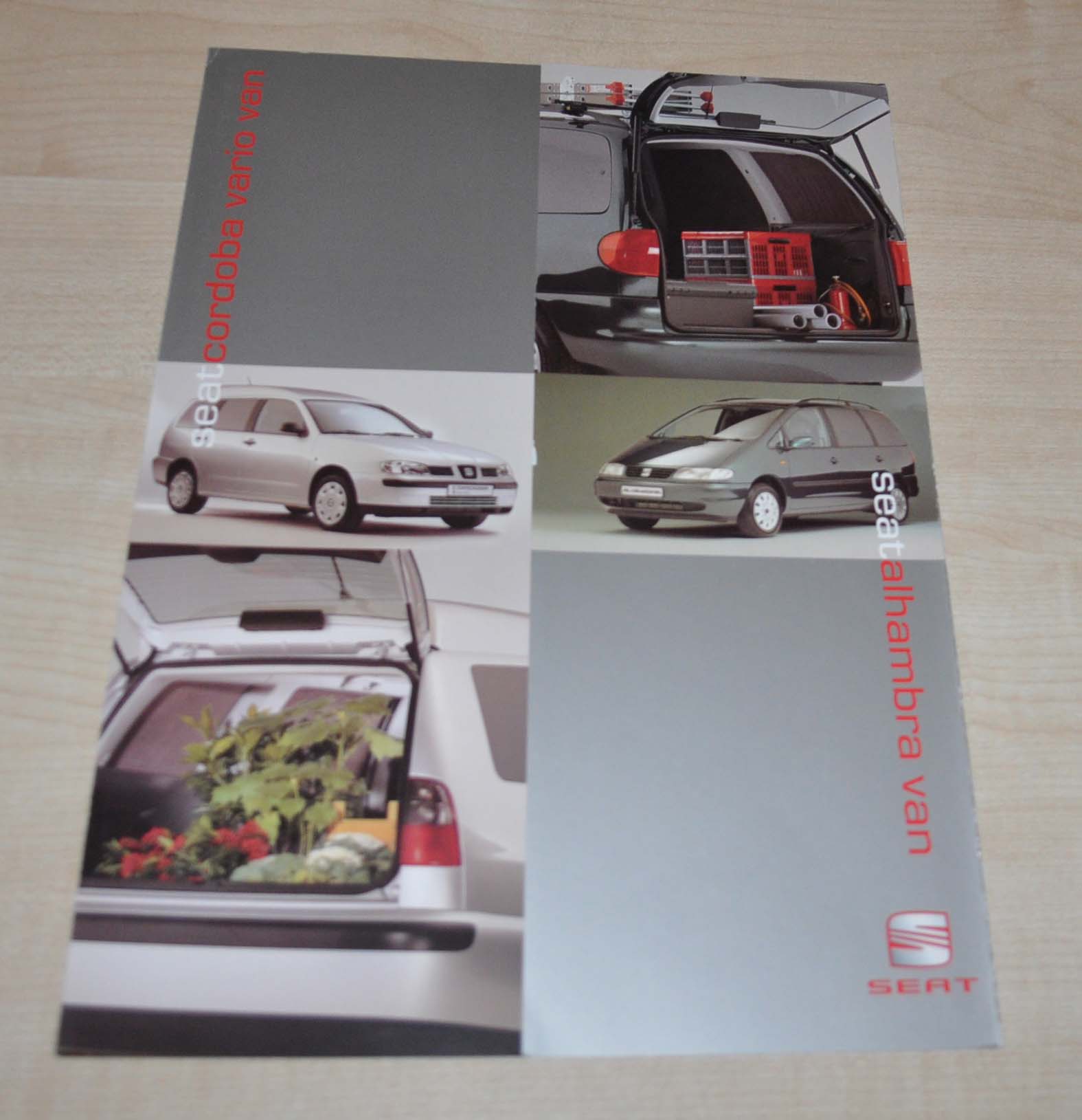 2000 SEAT Cordoba Vario Alhambra Van Brochure Prospekt Prospectus NL