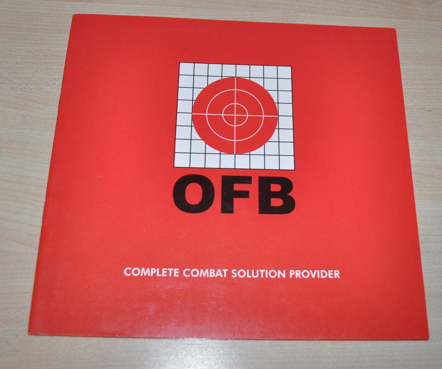 OFB Complete Combat Indian Weapon Ammunition Brochure