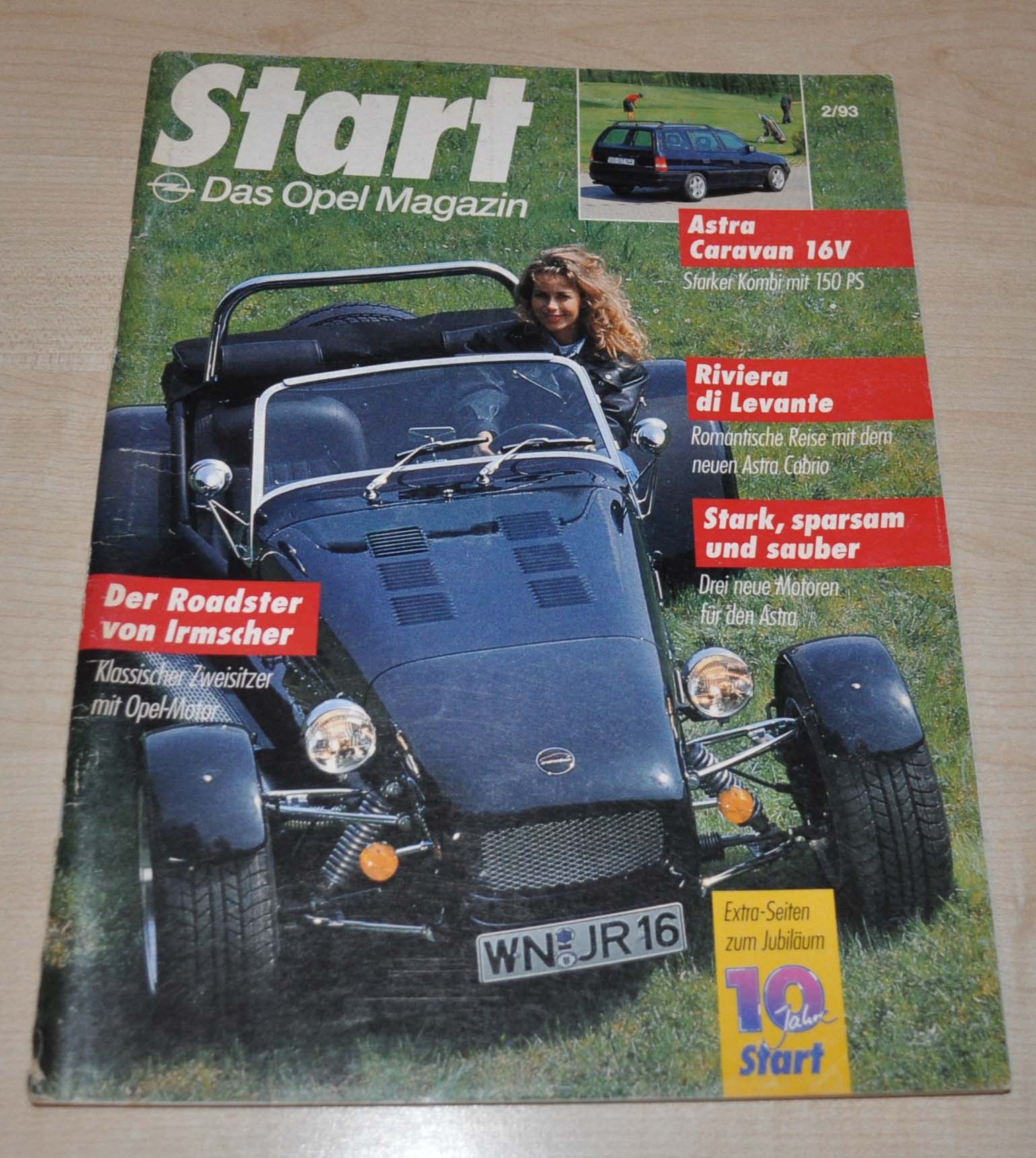 Opel Start 2/93 Magazine Tuning Brochure DE