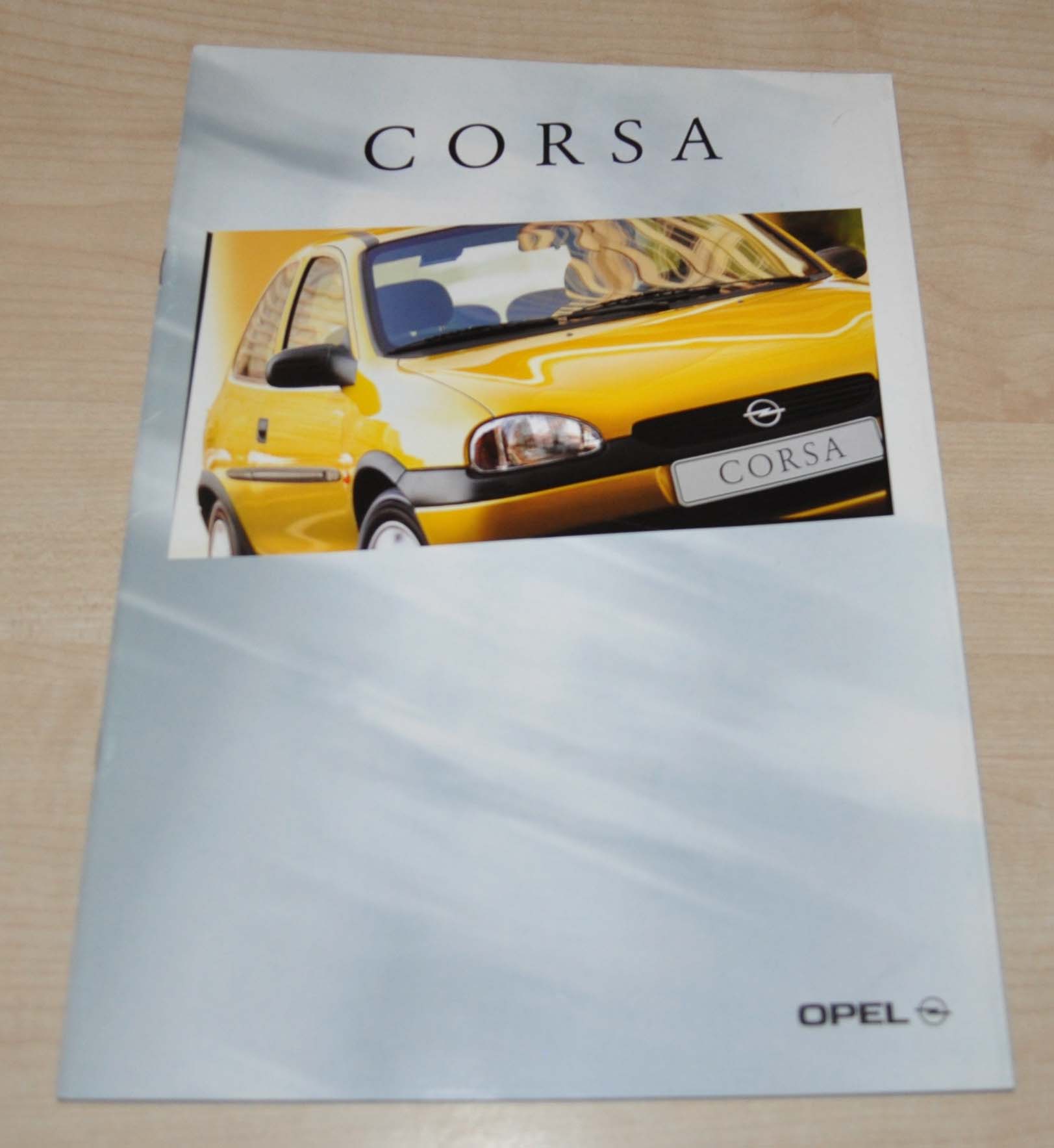 2000 Opel Corsa Brochure Prospekt Italia