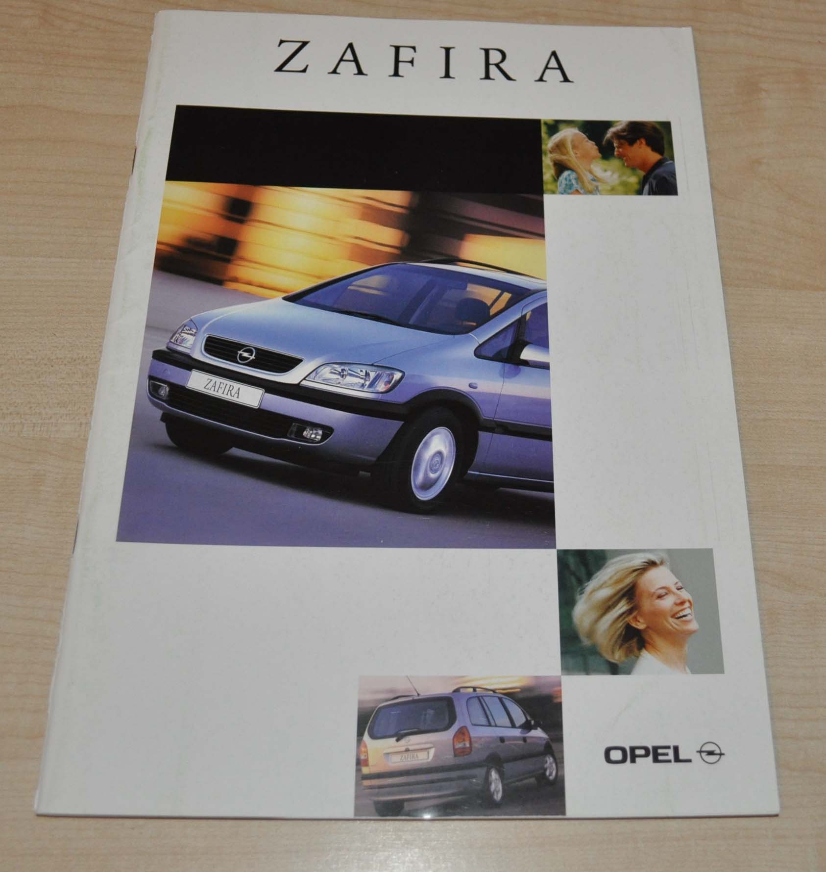 Opel Zafira Brochure Prospekt Italia