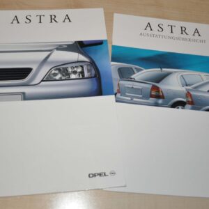 1998 1999 Opel Astra Brochure Prospekt DE 72p