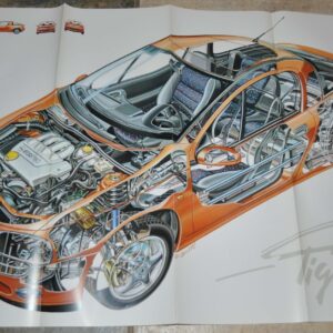 Opel Tigra Brochure Prospekt Poster