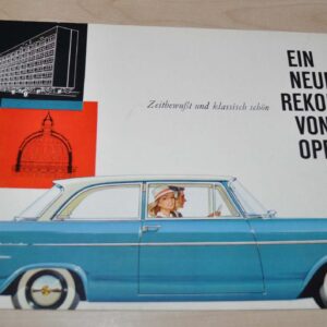 Opel Rekord Brochure Prospekt DE CH