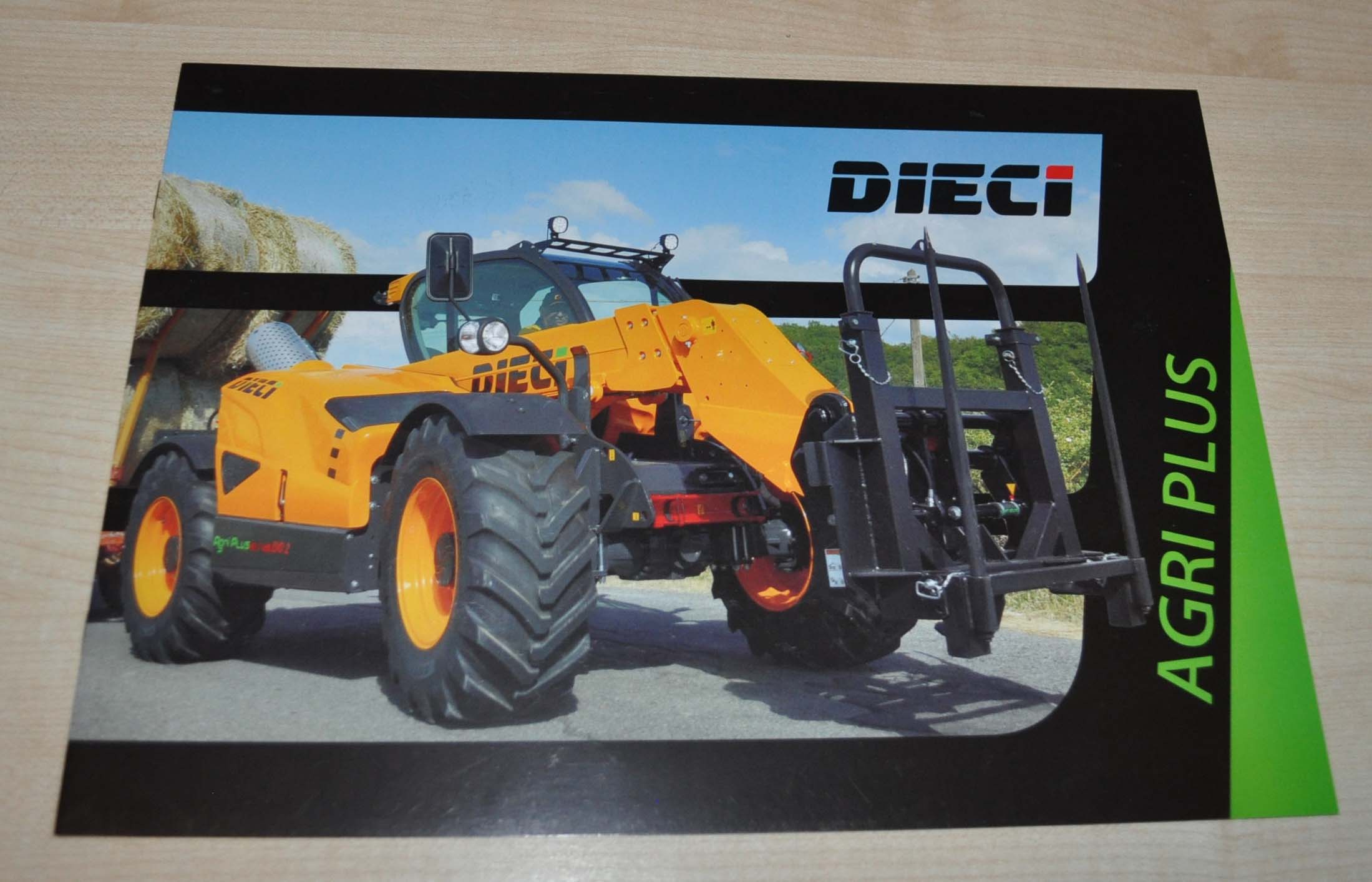 Dieci Agri Plus Wheel Loader Agriculture Machinery Brochure Prospekt