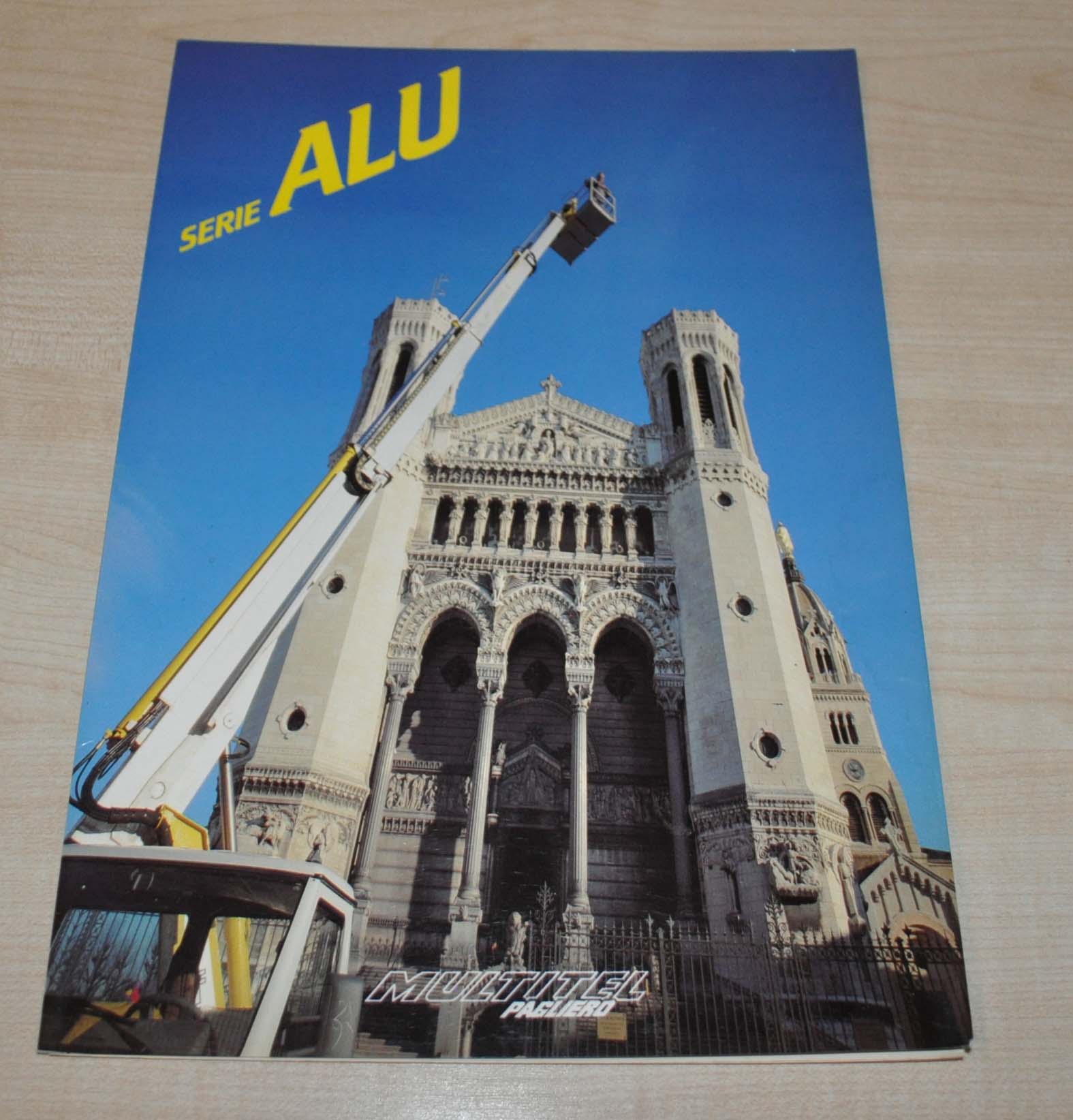 Multitel Pagliero ALU Truck Aerial Tower Iveco Mercedes Brochure Prospekt