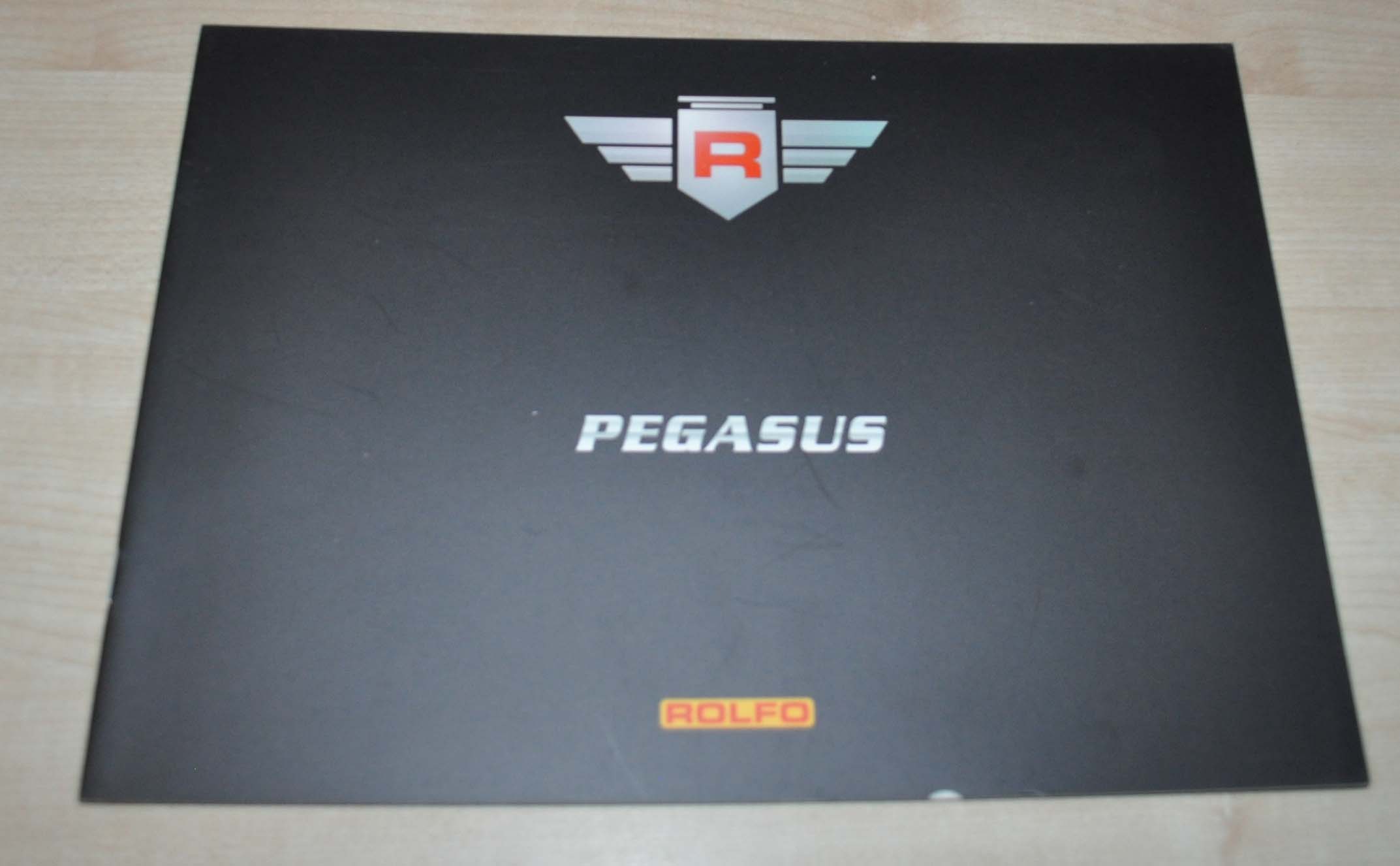 Rolfo Pegasus Car Transporter Trailer Brochure Prospekt