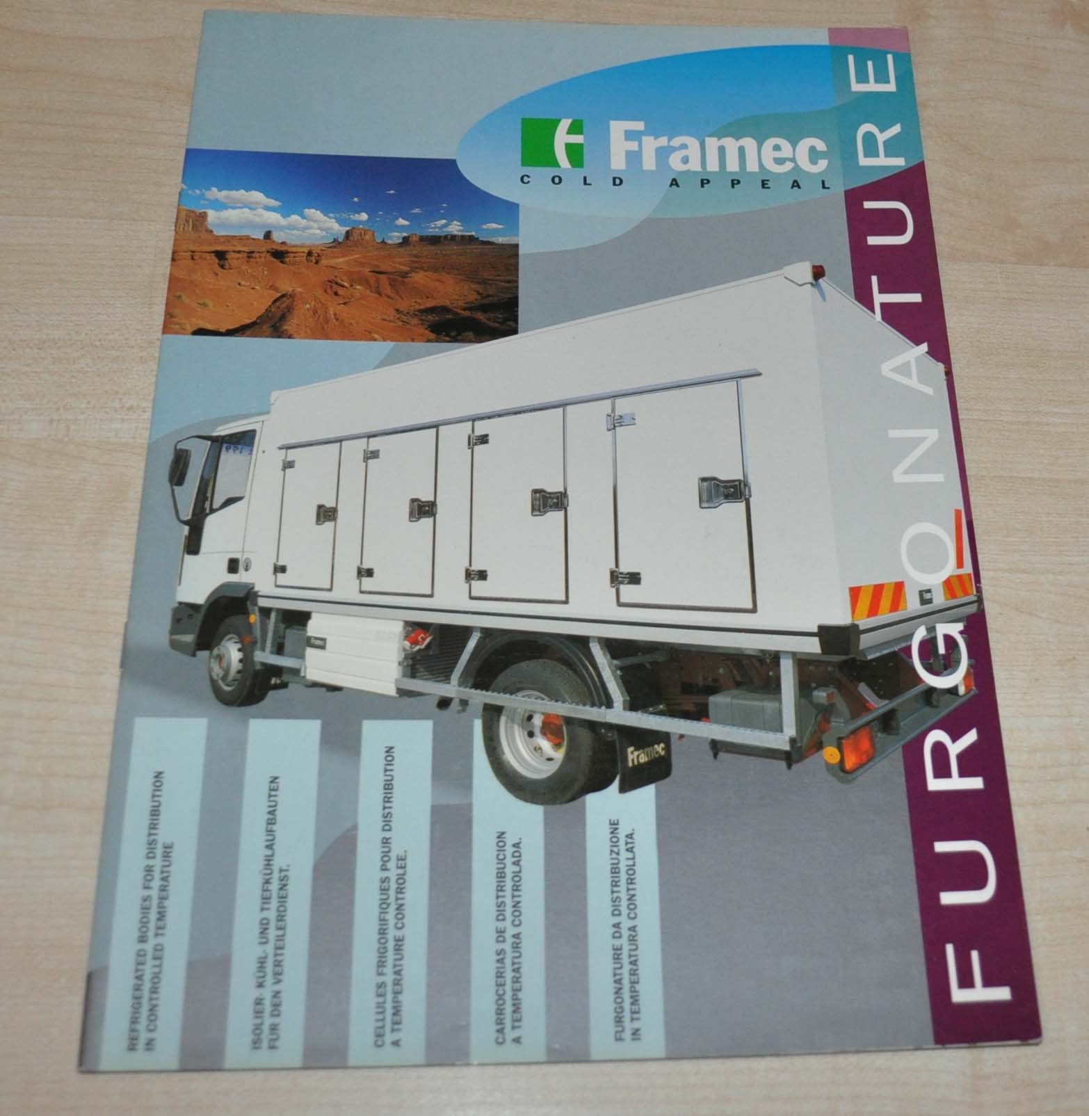 Framec Van Furgonature Truck Brochure Prospekt