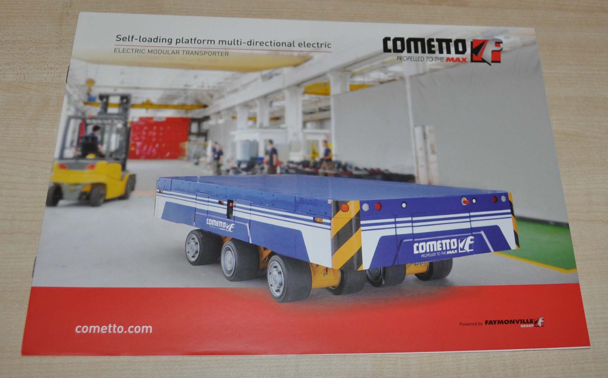 Cometto Heavy Trailer Truck Brochure Prospekt