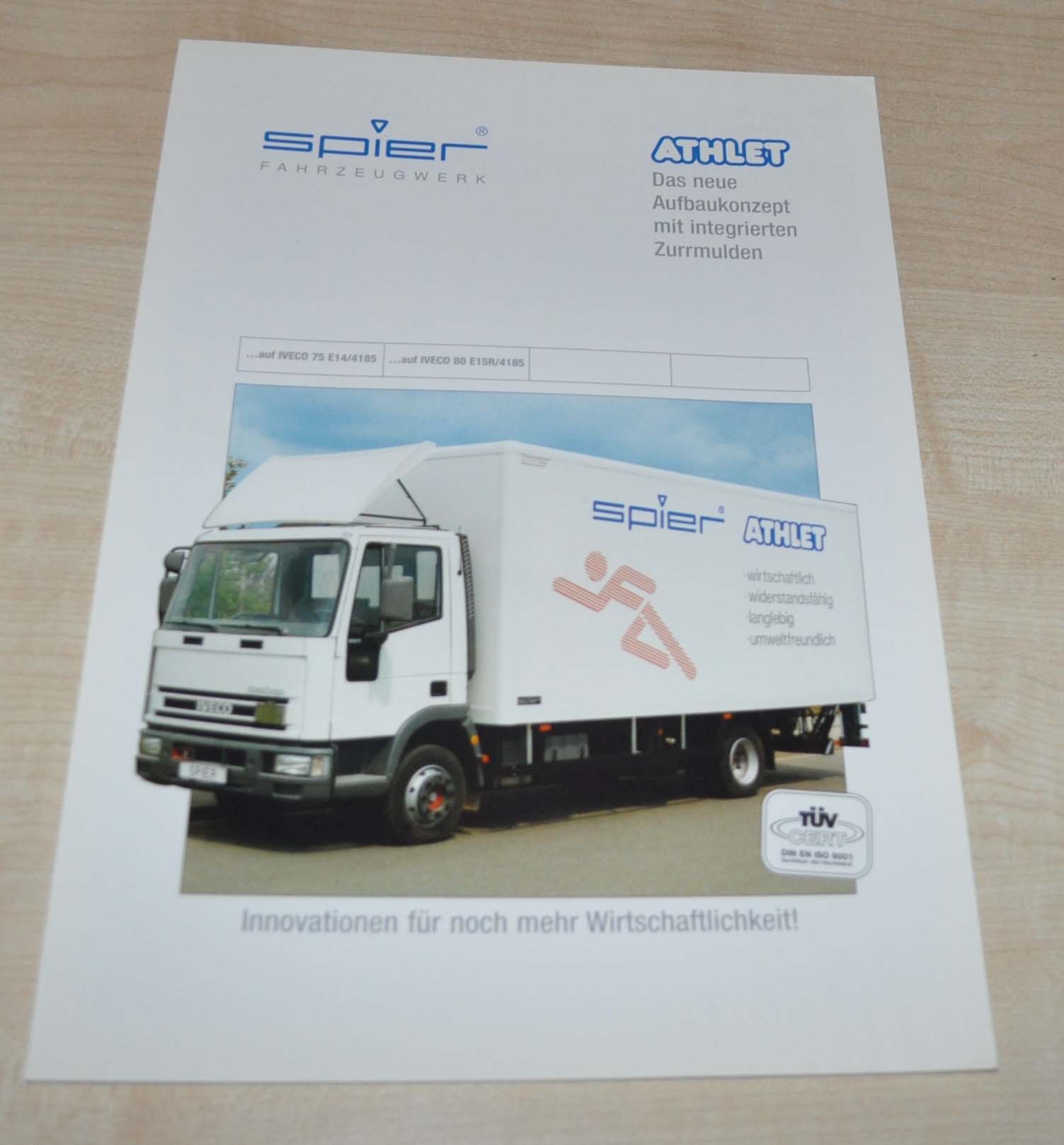 Spier Iveco Body Truck Brochure Prospekt DE