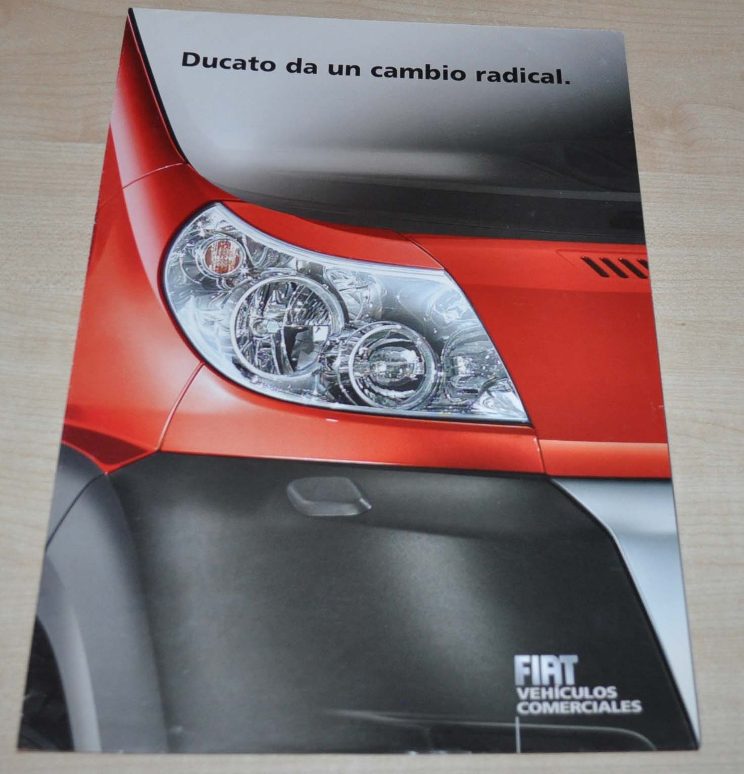 2006 FIAT Ducato Brochure Prospekt Poster Spain