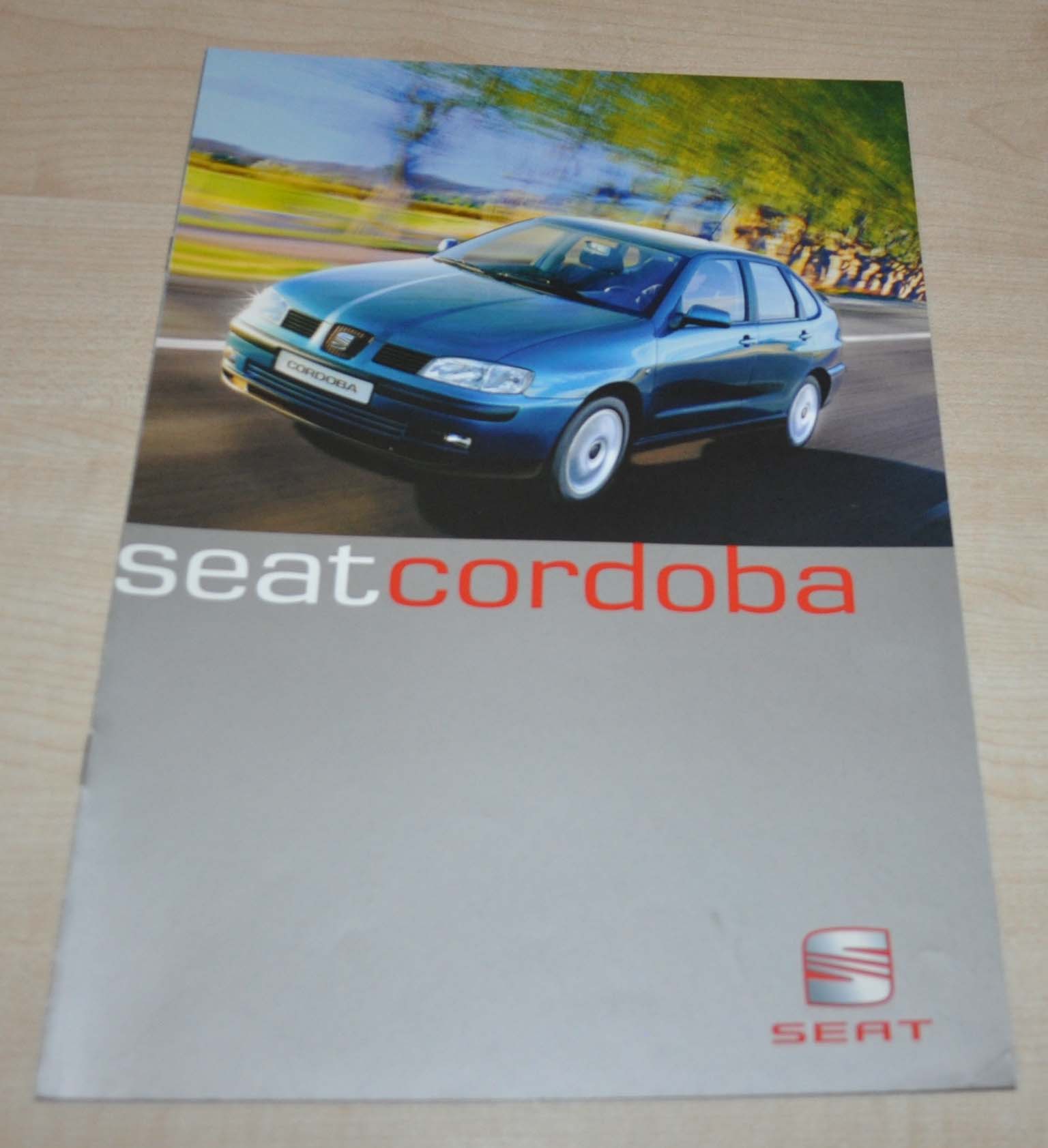 1999 SEAT Cordoba Brochure Prospekt Prospectus DE