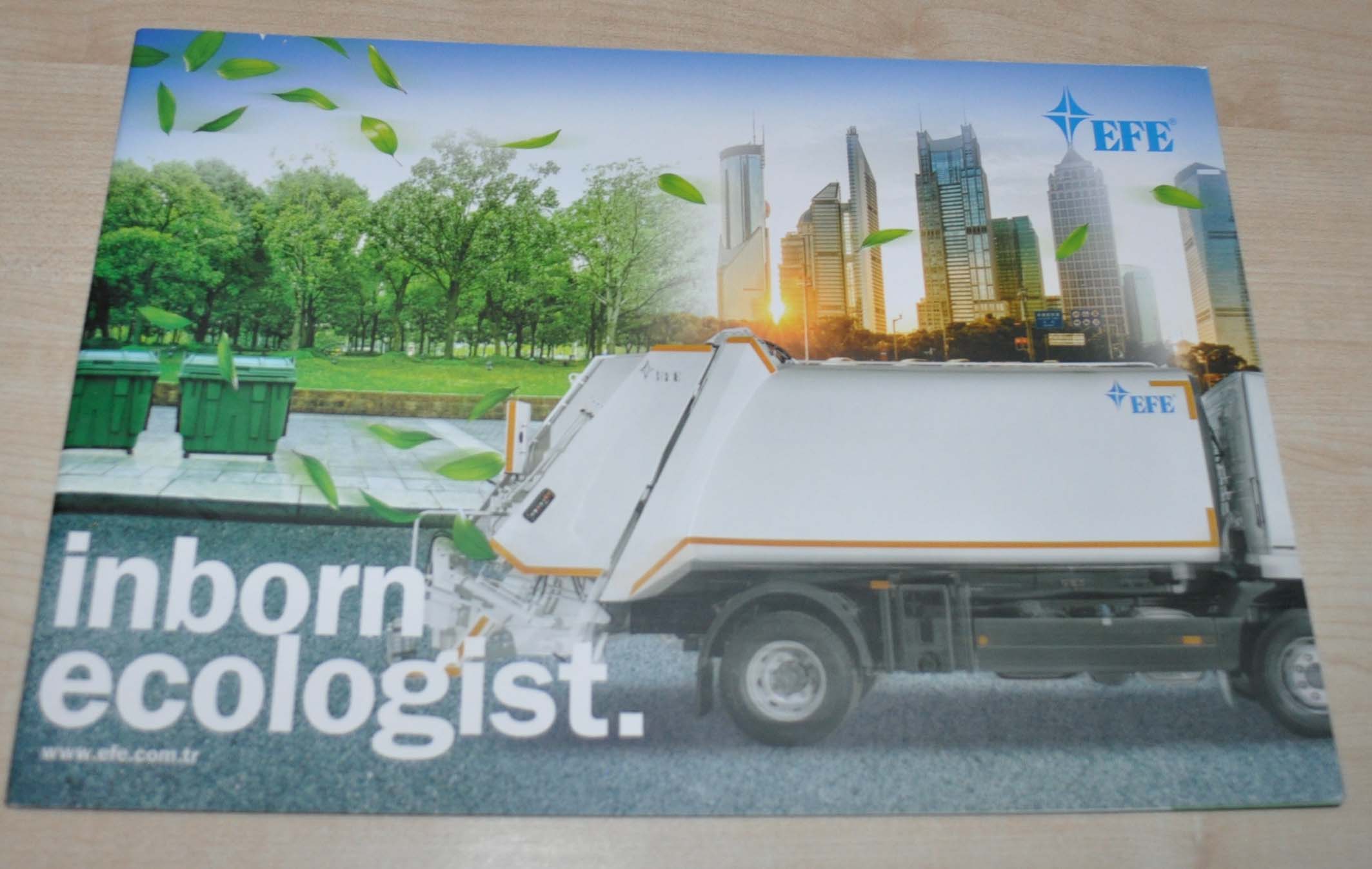 EFE Garbage Refuse Municipal Truck Russian Brochure Prospekt