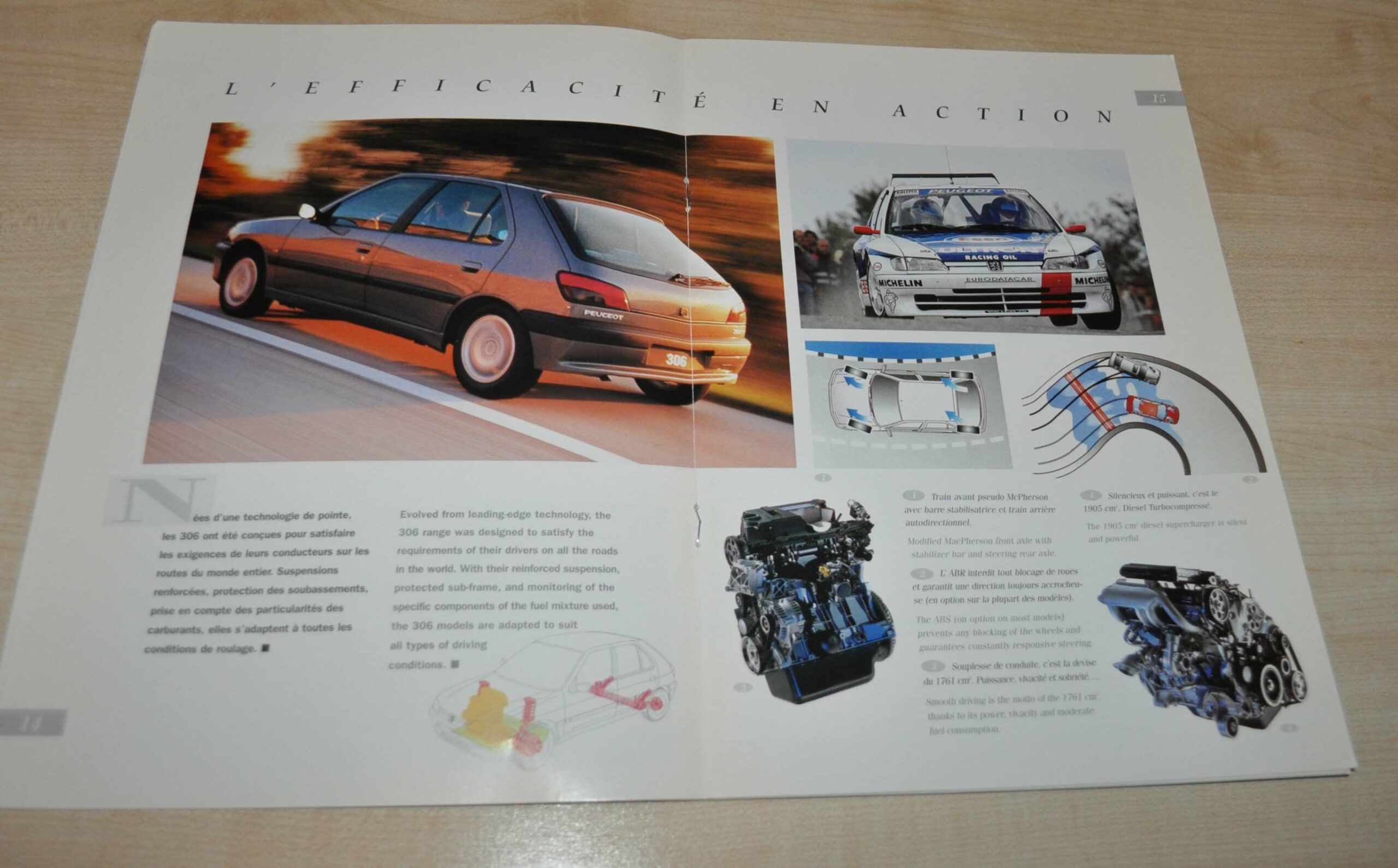Peugeot 306 Brochure Prospekt Prospectus – AUTO BROCHURE
