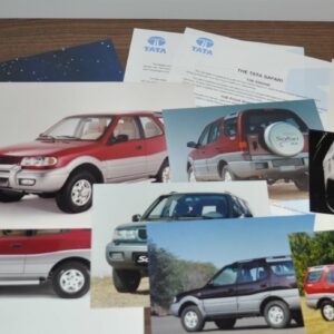 Tata Safari Press Kit Factory Photo Indian Brochure Prospekt EN
