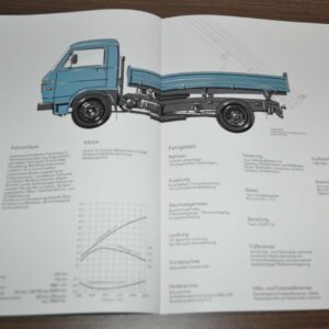 1983 MAN 10.136 FK Truck Sales Specification Brochure Prospekt DE