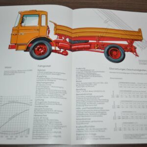 1983 MAN 16.192 FK & FAK Truck Sales Specification Brochure Prospekt DE