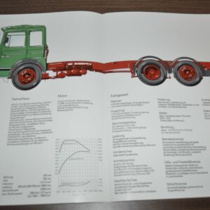 1983 MAN 22.321 FNL Truck Sales Specification Brochure Prospekt DE