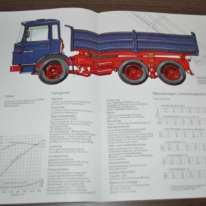 1983 MAN 26.240 DFK & DFAK Truck Sales Specification Brochure Prospekt DE