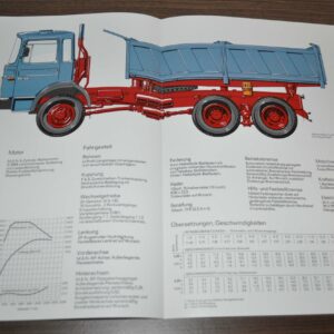 1983 MAN 32.321 DFAK Truck Sales Specification Brochure Prospekt DE