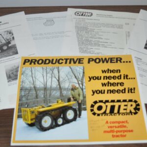 Otter Crawler All Terrain Vehicle Specification Lot Brochure Prospekt