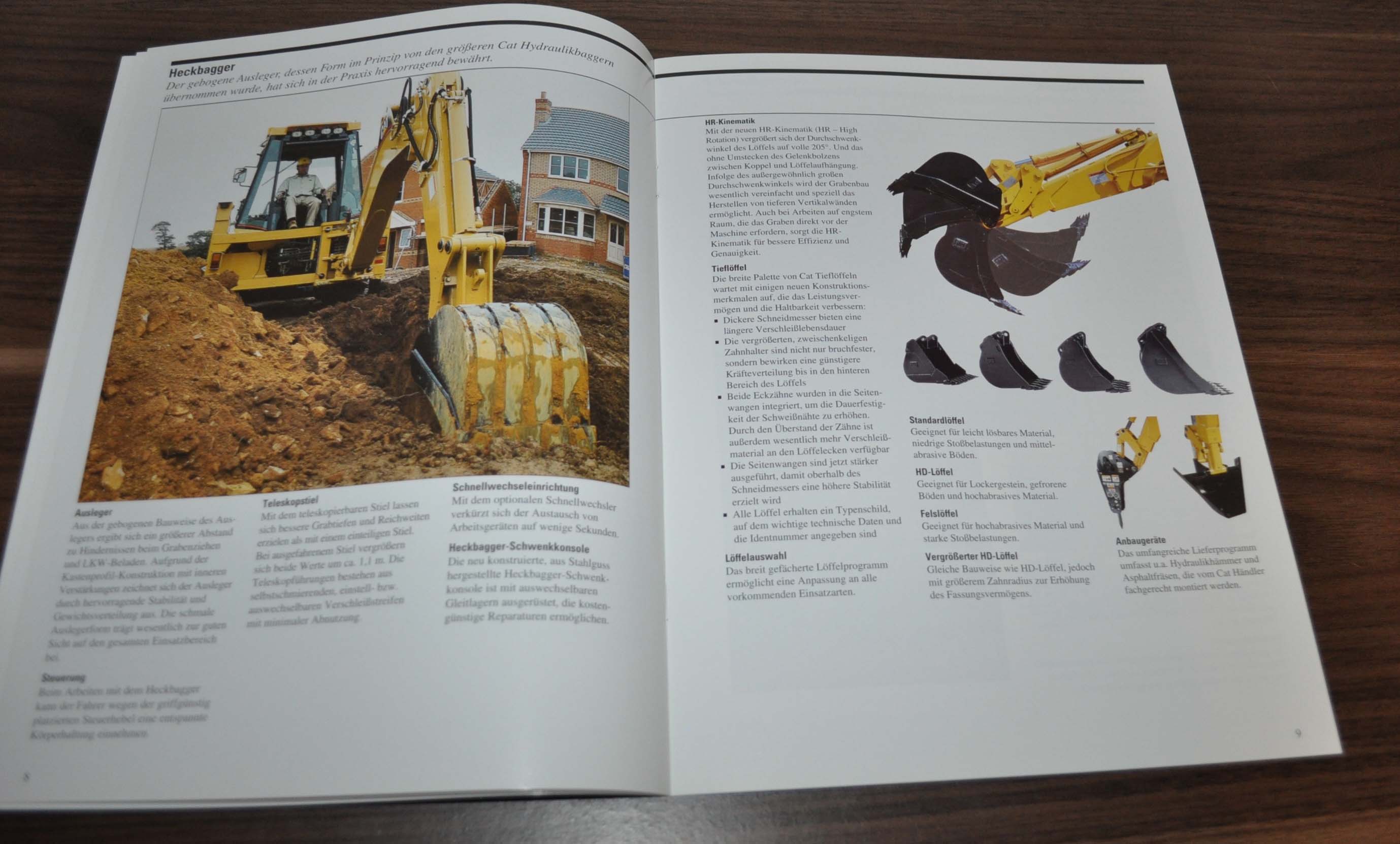 Caterpillar 432d Baggerlader Backhoe Loader Cat Specification Brochure 
