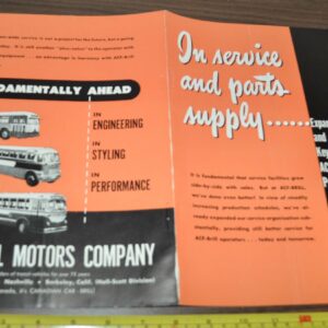 1947 ACF-Brill Trolley Coaches Bus Motors Company Ad