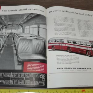 1948 Super Twin Coach of Canada Bus Ad King Bee Foto-Ray Thompson Product