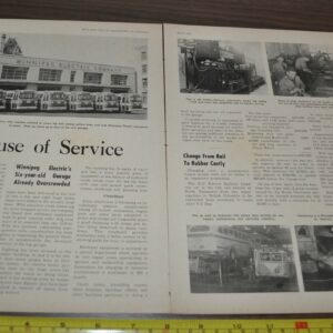 1947 Winnipeg Electric Twin Coach Bus Article