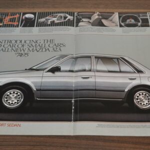 1986 Mazda 323 Deluxe Sport Sedan Ad